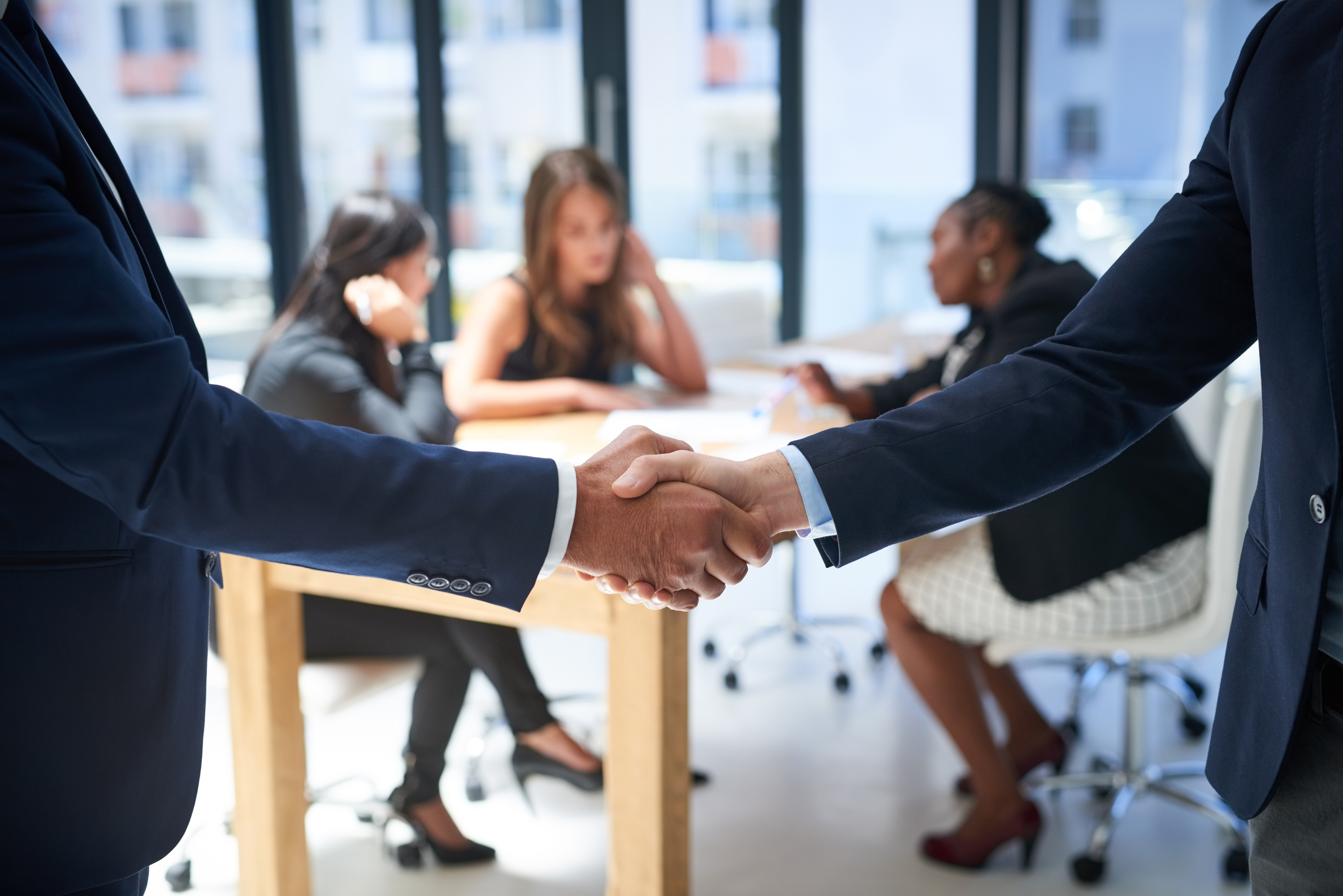 Merging their businesses for mutual benefit